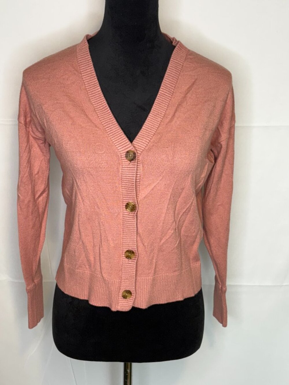 Loft Cardigan Women's Light Pink Size XXS Petite